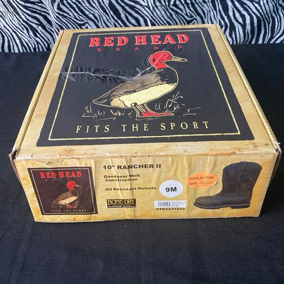 Men’s Sz 9m Red Head Boots main image 4